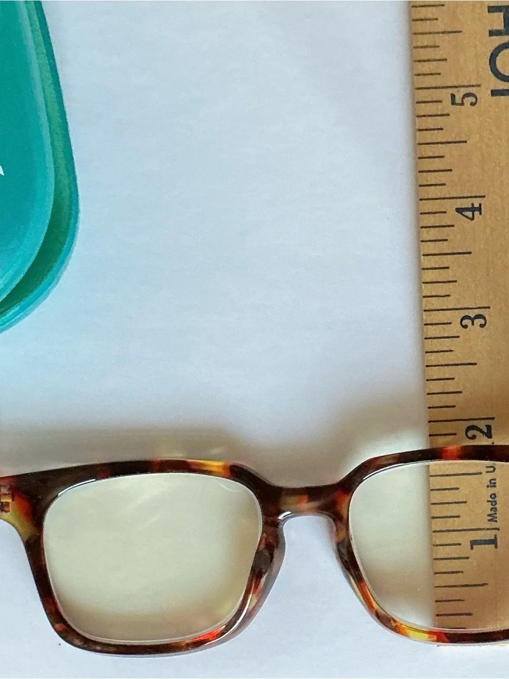 Zenni Eyeglasses +2.50 Brown with Case